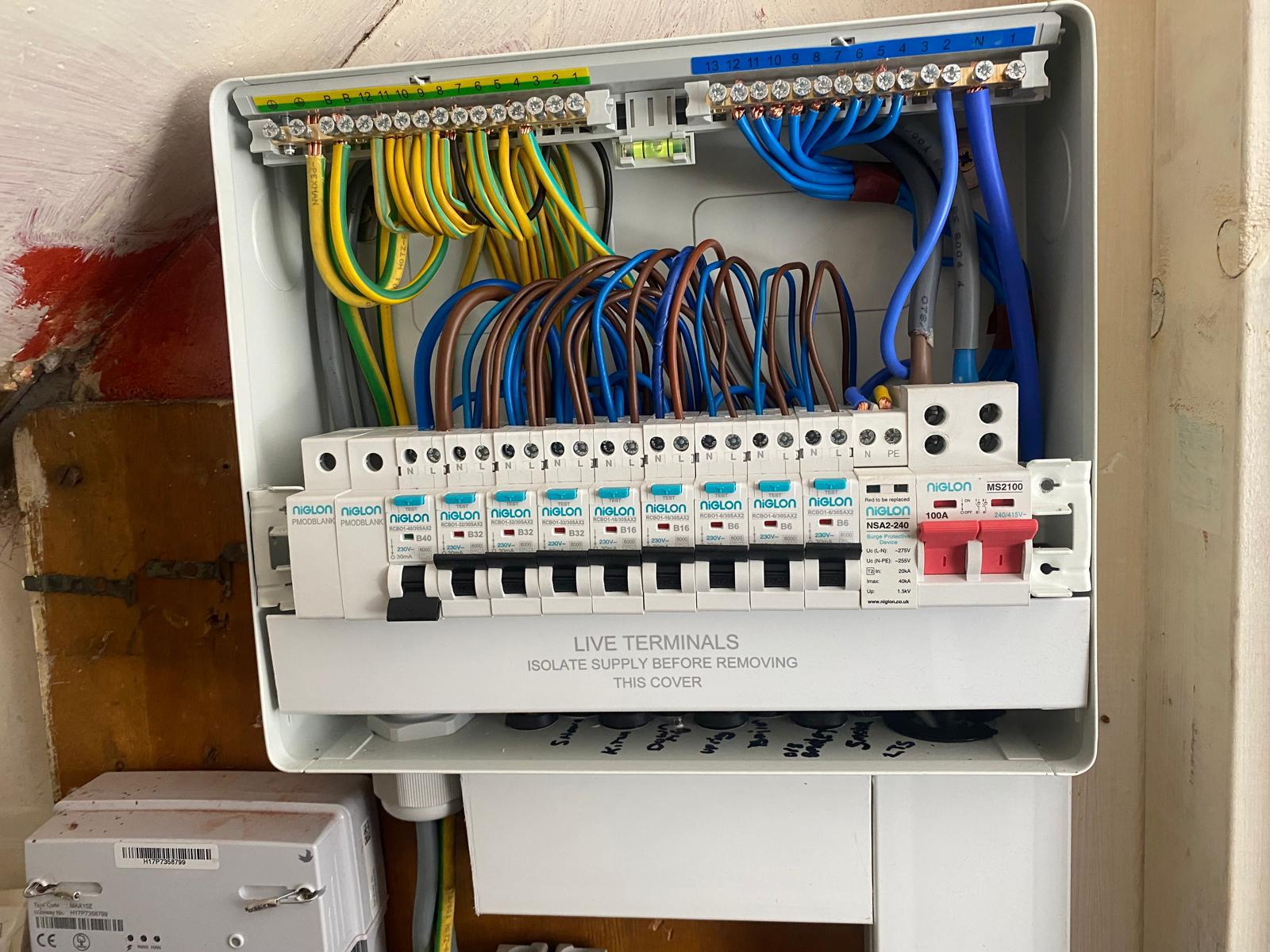 Consumer Unit Changes, Fox Electrical